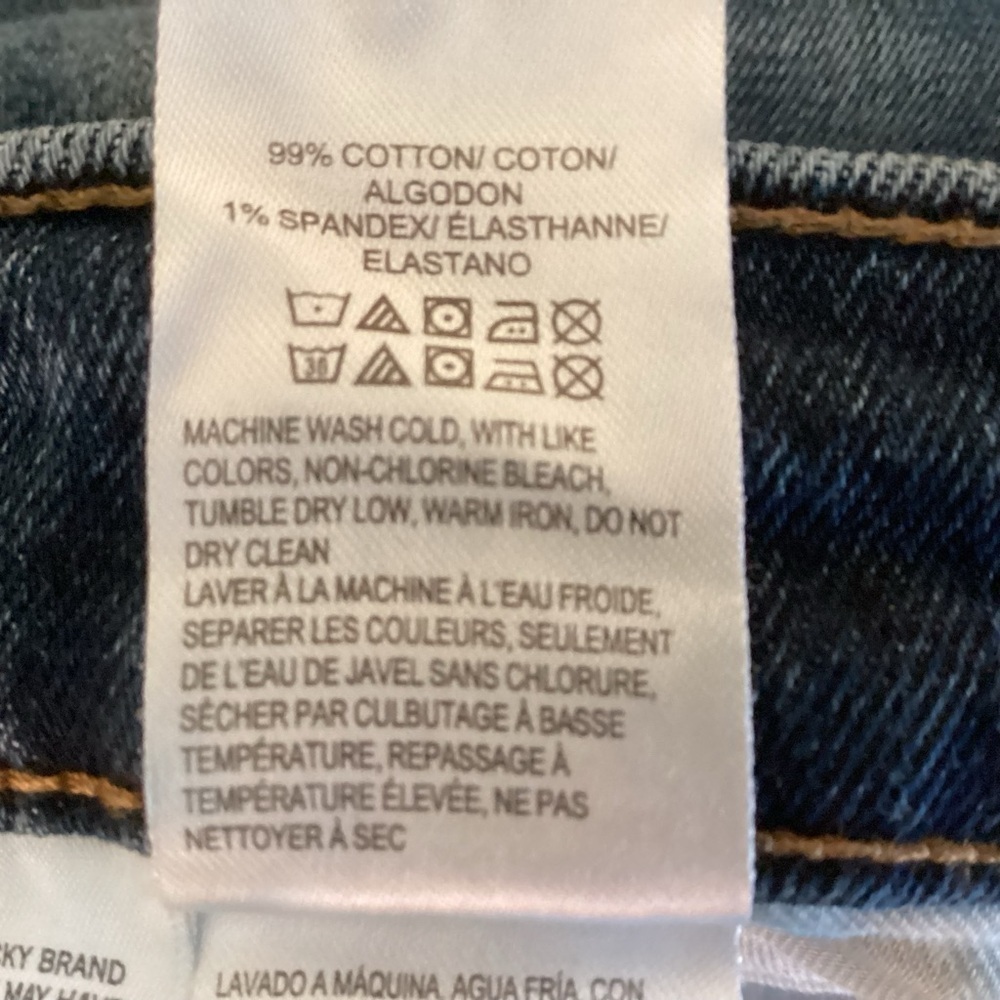 Lucky Brand 410 Athletic Slim Men’s Denim Distressed Straight Leg Jeans. 40/30 - Picture 11 of 11